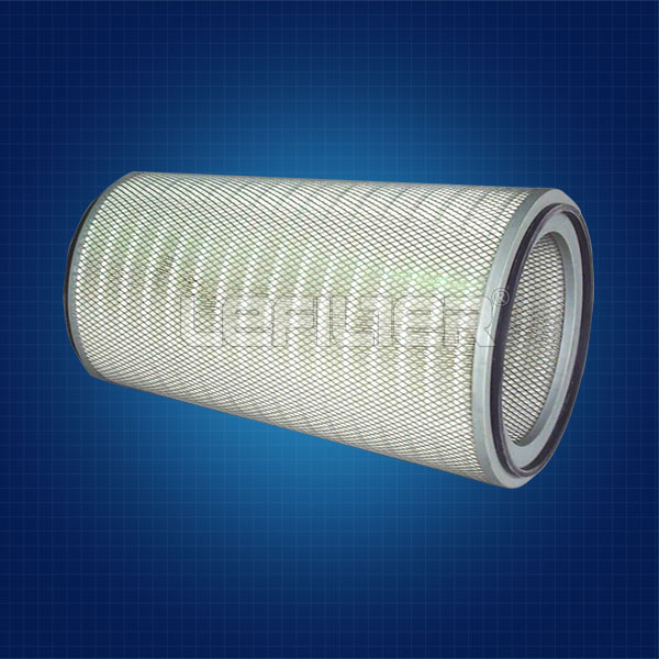 Industrial filter pleated dust collector filter cartridge