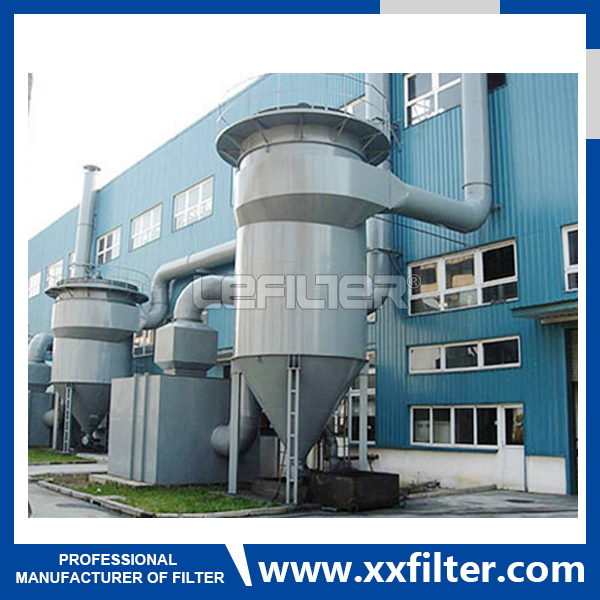 Industrial multi cyclone dust collector with high efficiency
