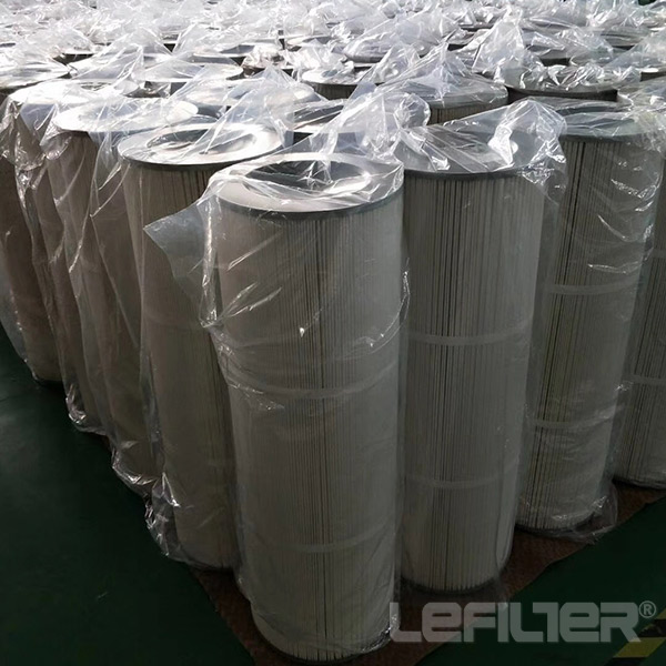 Water Washable Cylindrical Pleated Dust Collection Cartridge
