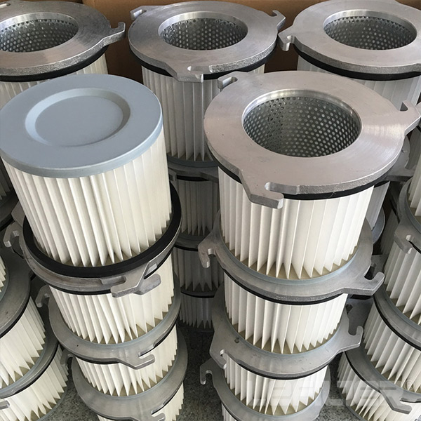 Pleated Dust collector Three Lugs Filter Cartridge