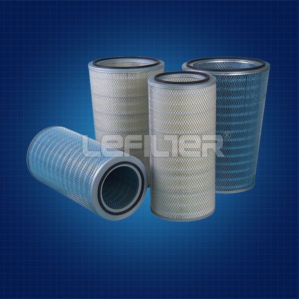 cylindrical dust air filter cartridge