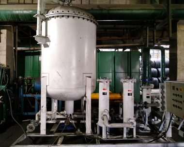 The usage site of oil purifier in Steel plant industry