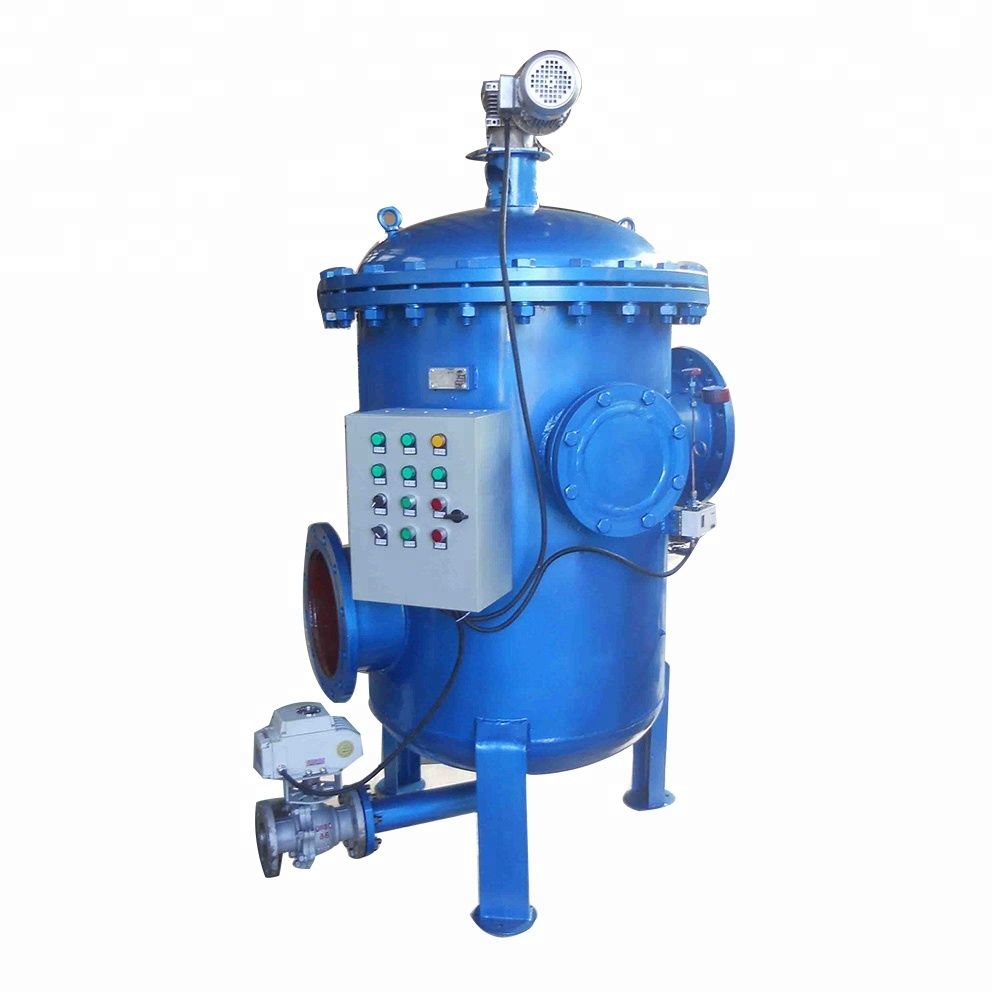 Automatic cleaning stainless steel filter housing