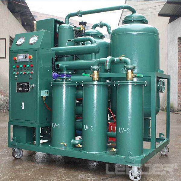 steam turbine oil purification efficient vacuum oil filter