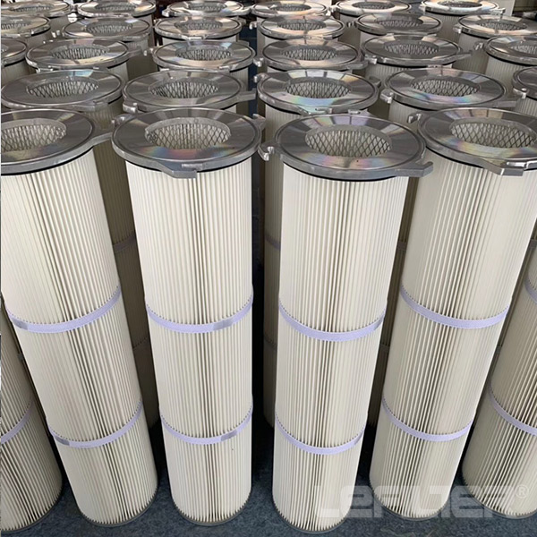 dust collector three lugs filter polyester cartridge