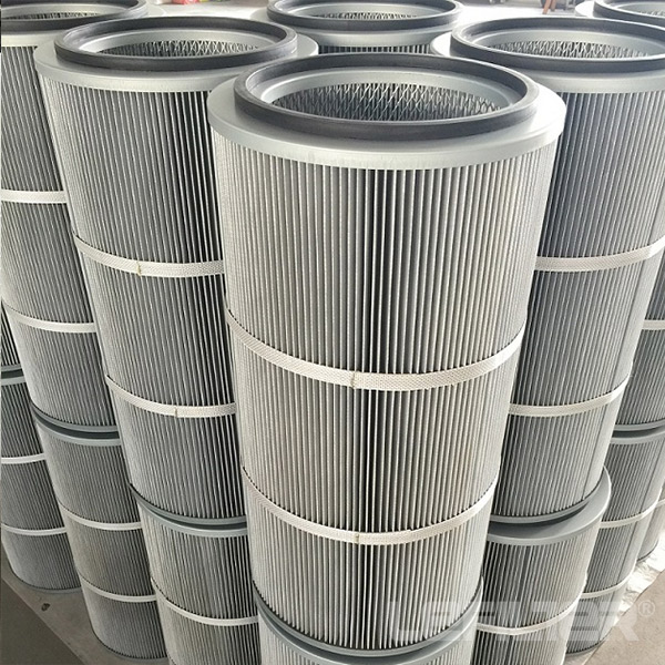 Antistatic aluminized Polyester Filter Cartridge for dedusti