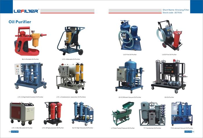 Manufacturer Oil Purifier