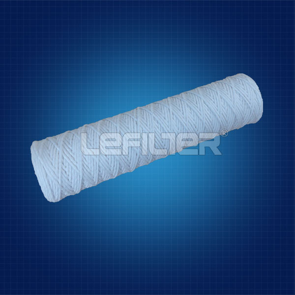 Absorbent cotton filter for water treatment