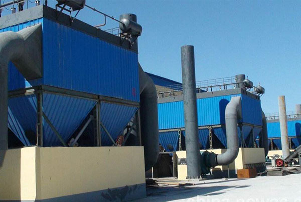 Pulse Bag Type Dust Collector installed in Vietnam Steel pla