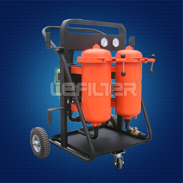 LUC fine oil filter Portable Hydraulic Oil Filtration System