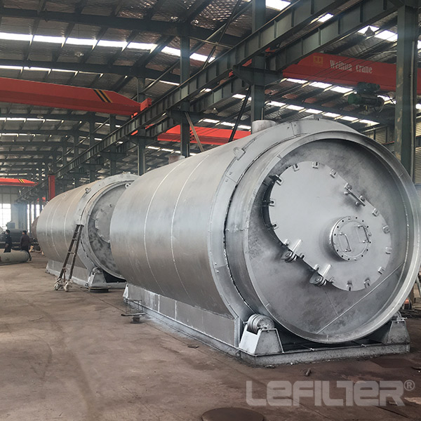 fully continuous waste plastic oil pyrolysis plant