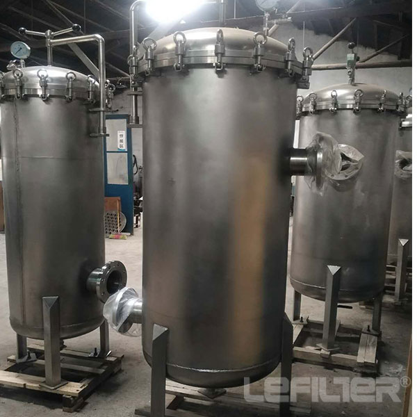 Flange type milk beer cartridge filter housing