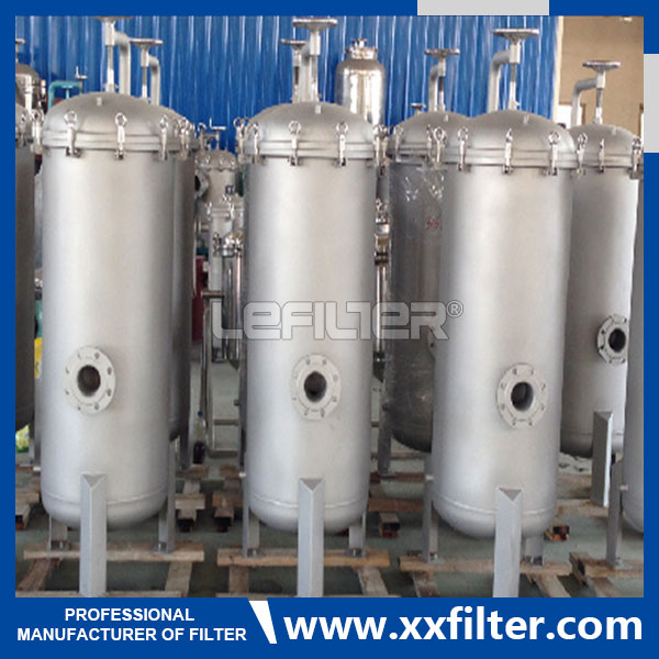 stainless steel high pressure cartridge filter housing