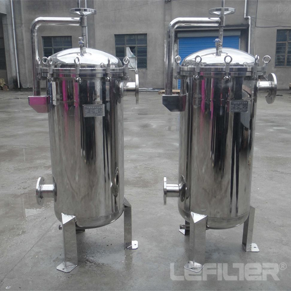 Stainless steel filter housing for water treatment