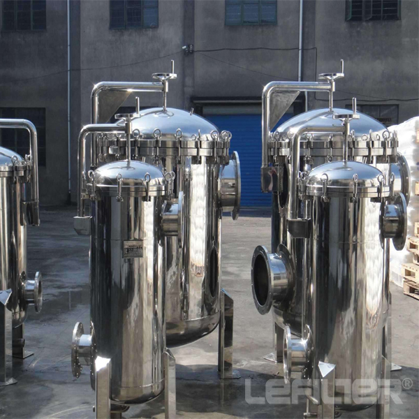 Stainless Steel Bag Water Filter Housing for Wastewater Trea