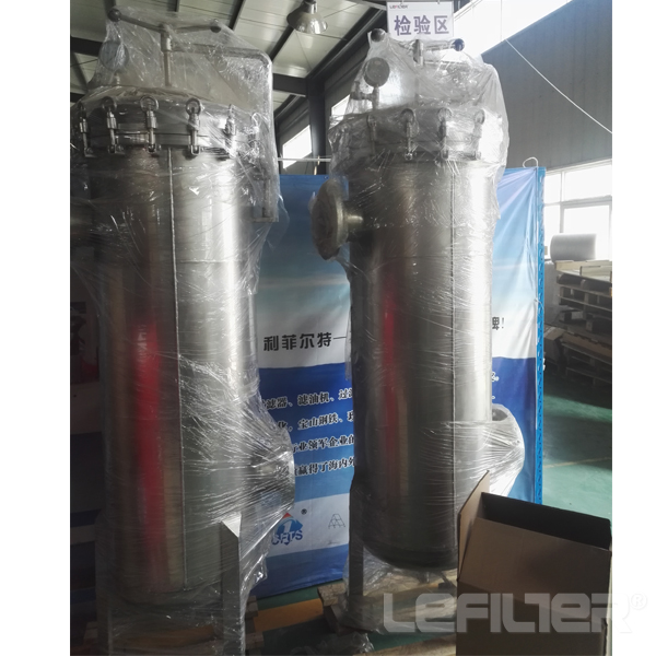 Stainless steel cartridge filter housing