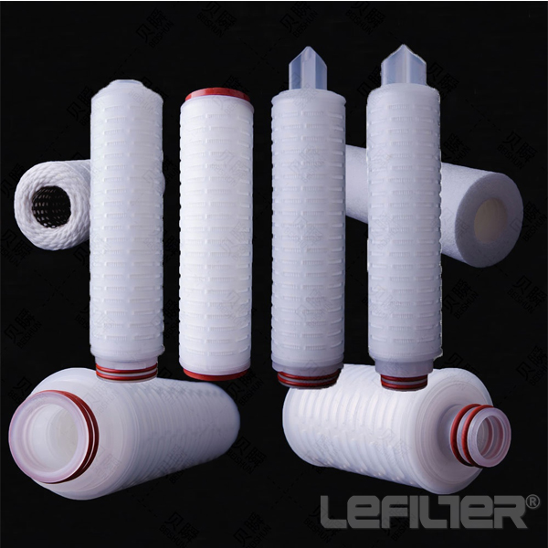 PP microporous folding water filter for industrial filtratio