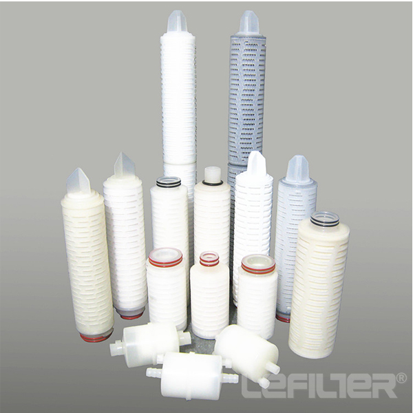 PES micropore membrane folded filter cartridge for water tre