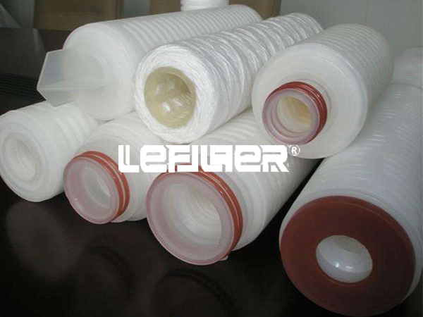 PP microporous membrane folded filter for filtration of drin