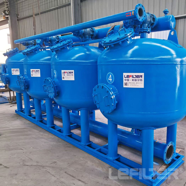 Shallow Sand Filter LFQ-1600 for Steel Mill Water Treatment