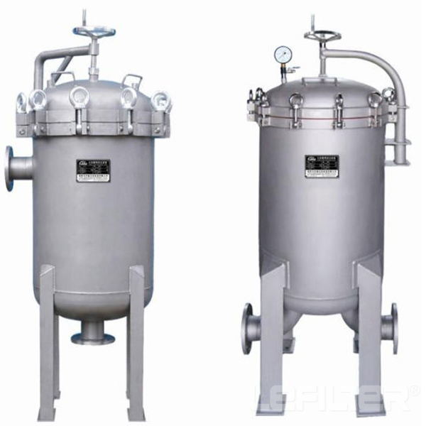 Large-flow stainless steel water filter for water treatment