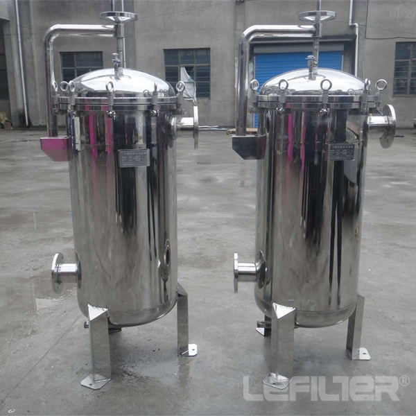 large-flow stainless steel water filter for food industry