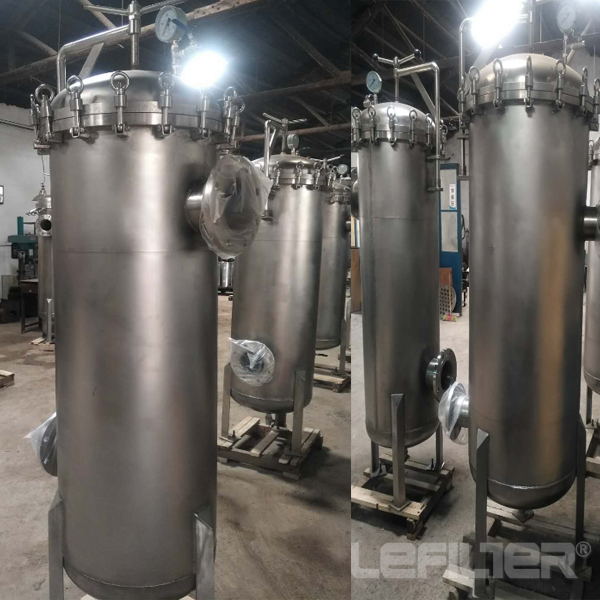 DN125 large-flow stainless steel water filter housing
